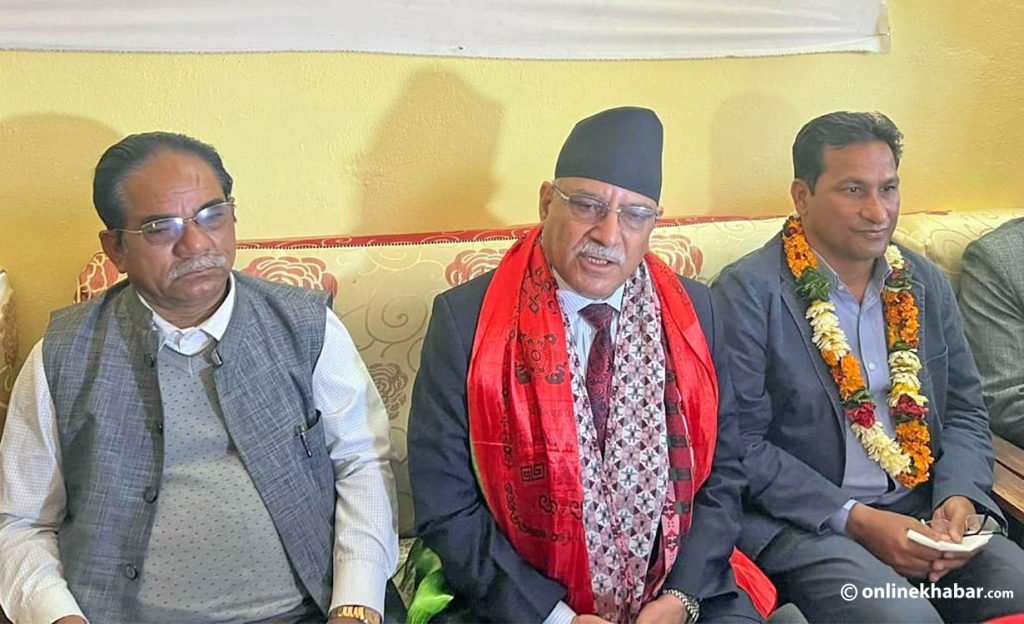 देशको राजनीति माओवादीको इसारामा चलिरहेको छ: प्रचण्ड